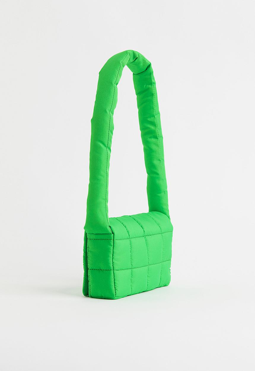 H&M - Quilted shoulder bag - green