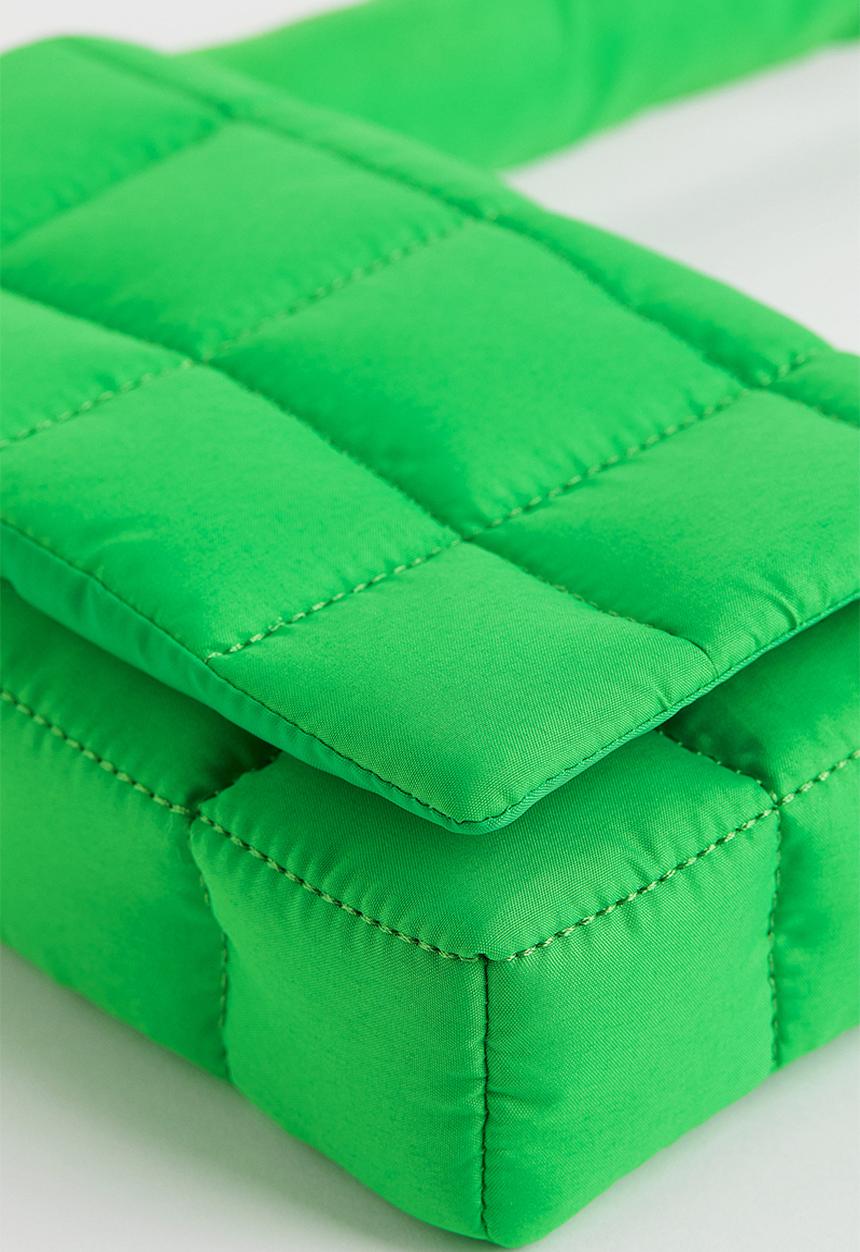 H&M - Quilted shoulder bag - green