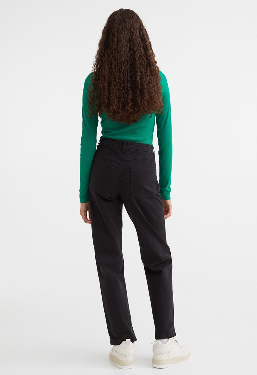 H&M - Twill utility trousers - black