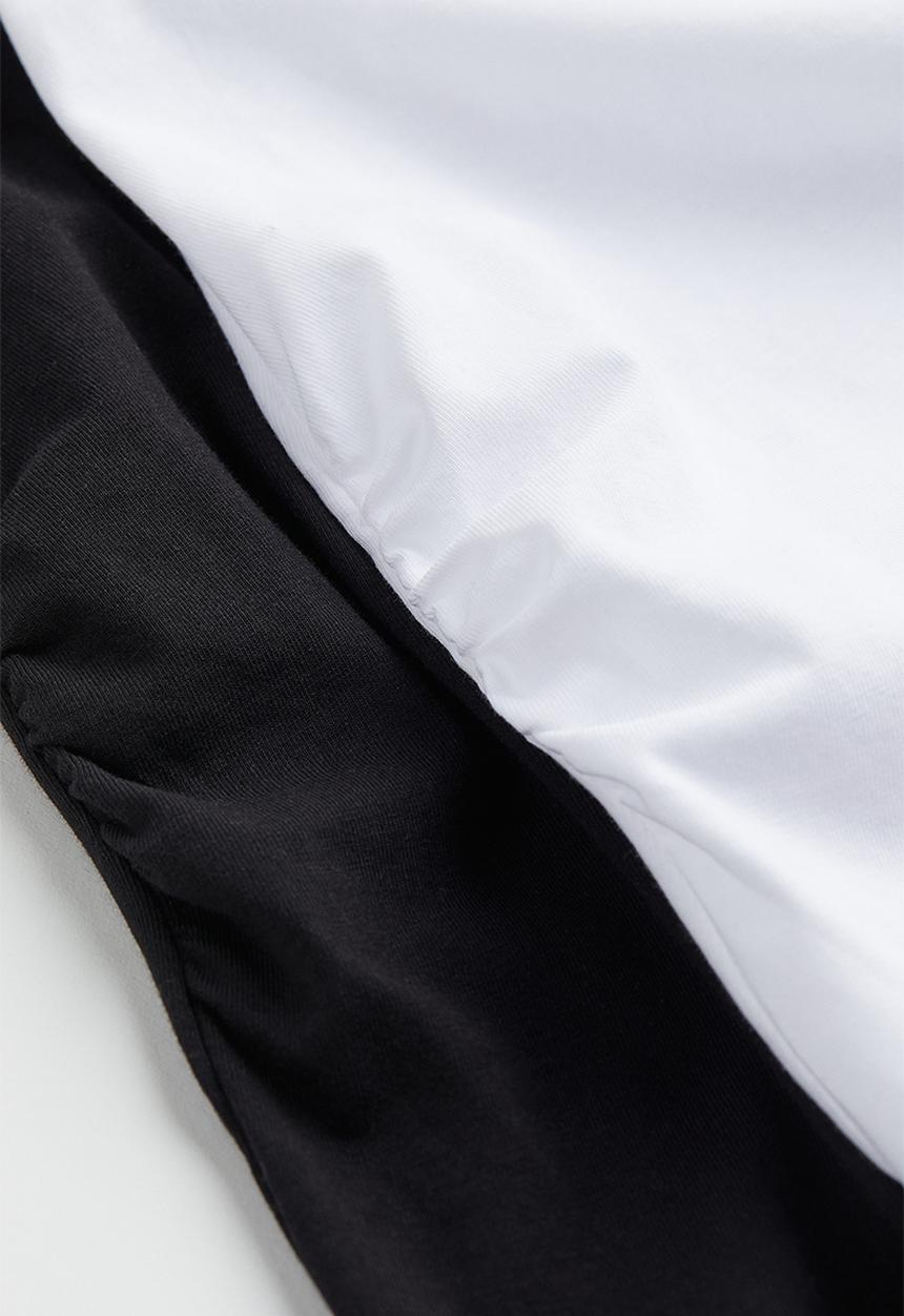 H&M - Mama 2 pack cotton T-shirts - black & white