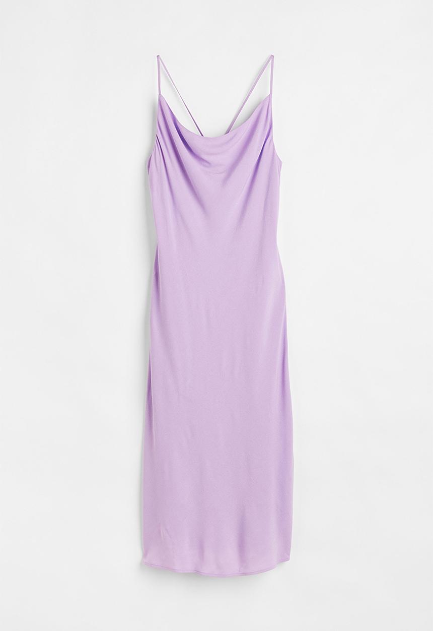 H&M - Long slip dress - light purple