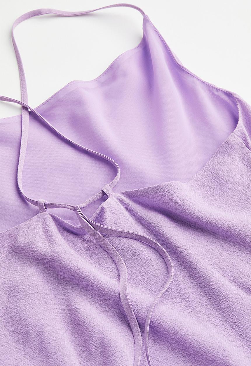 H&M - Long slip dress - light purple