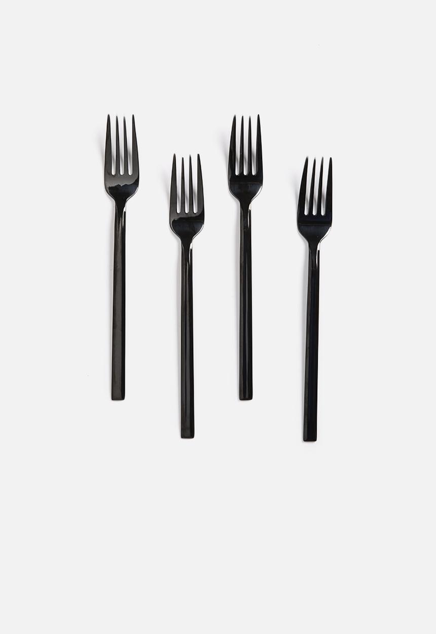 Nicolson Russell - Black Titanium Cutlery Set 16pc