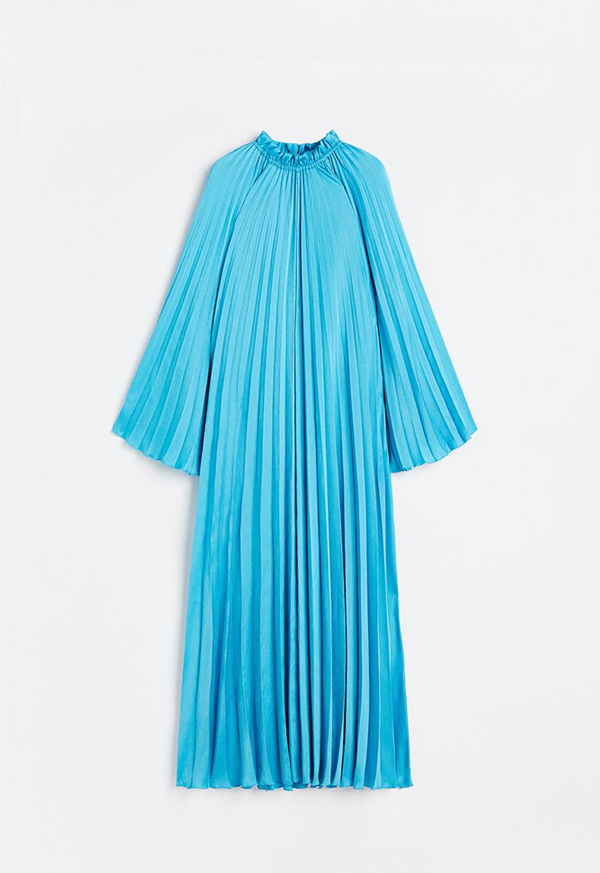 H&M - Pleated dress - turquoise 