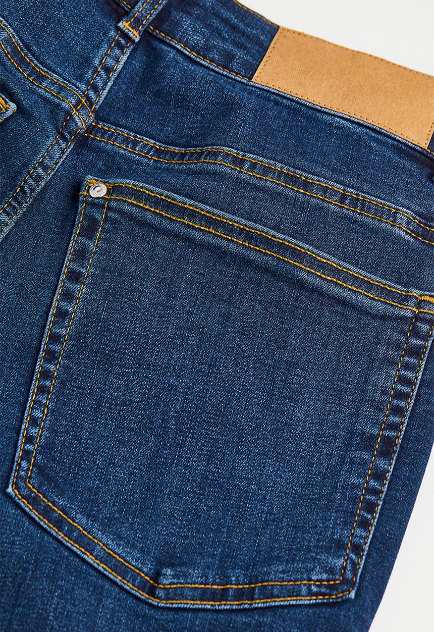 H&M - Flared high jeans - dark denim blue