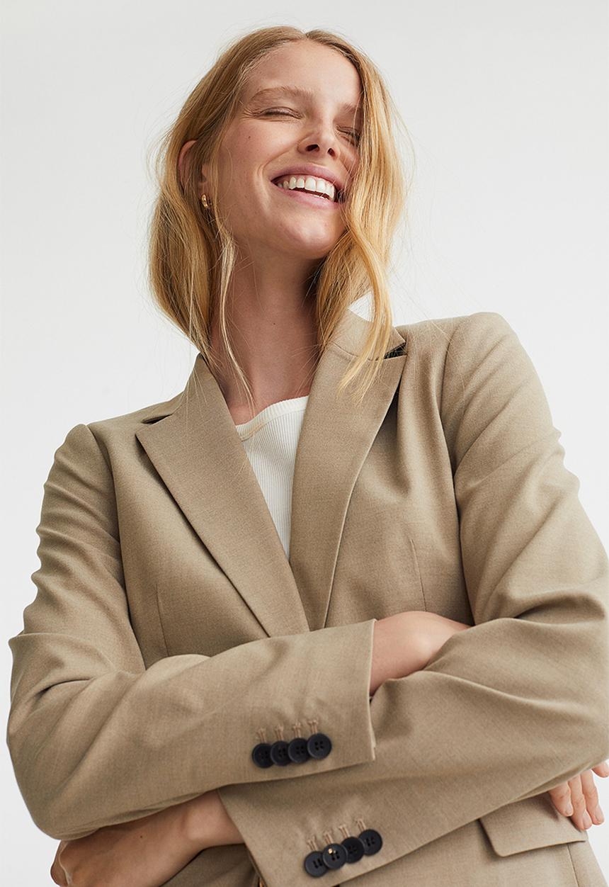 H&M - Fitted jacket - beige