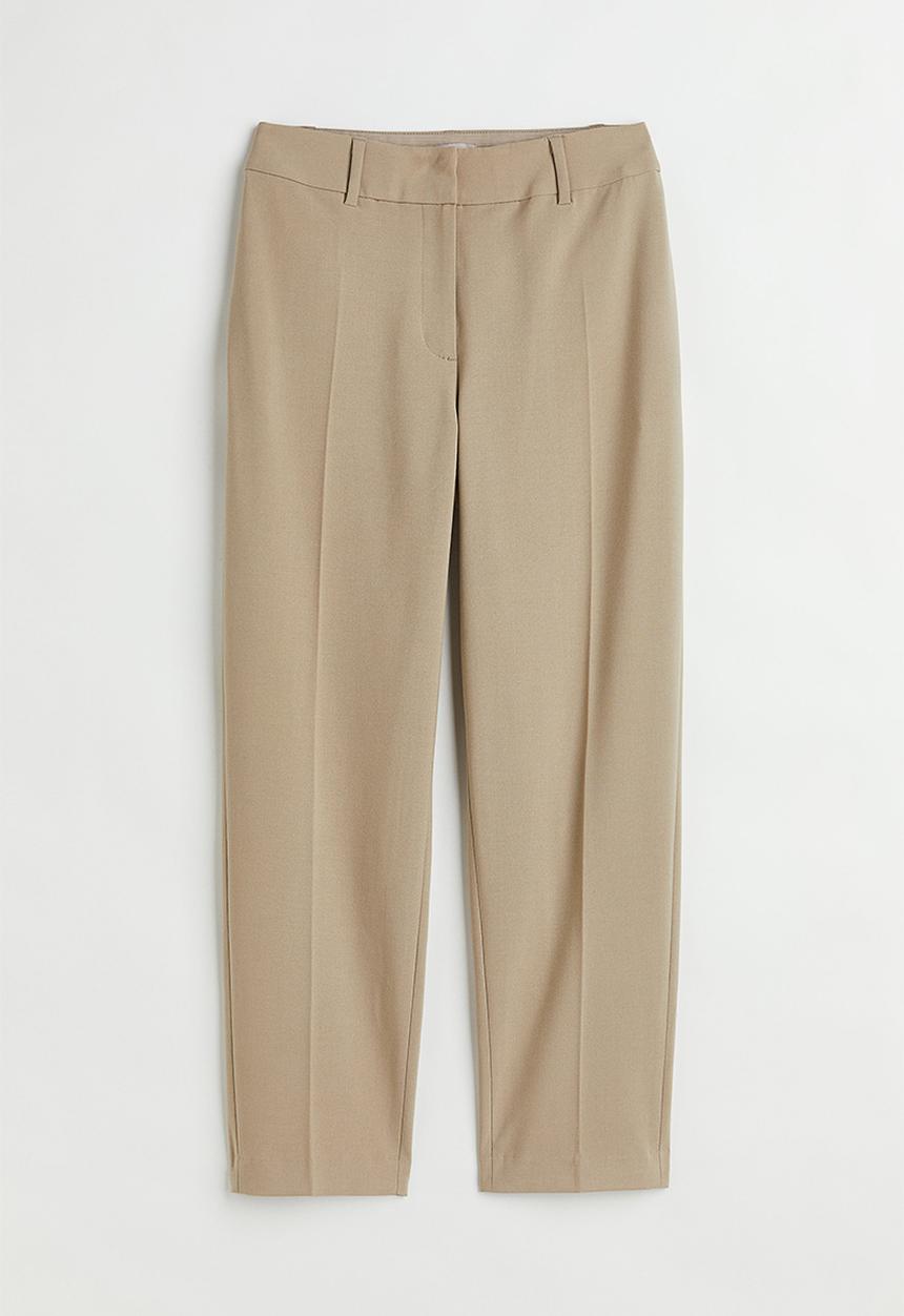 H&M - Cigarette trousers - light beige