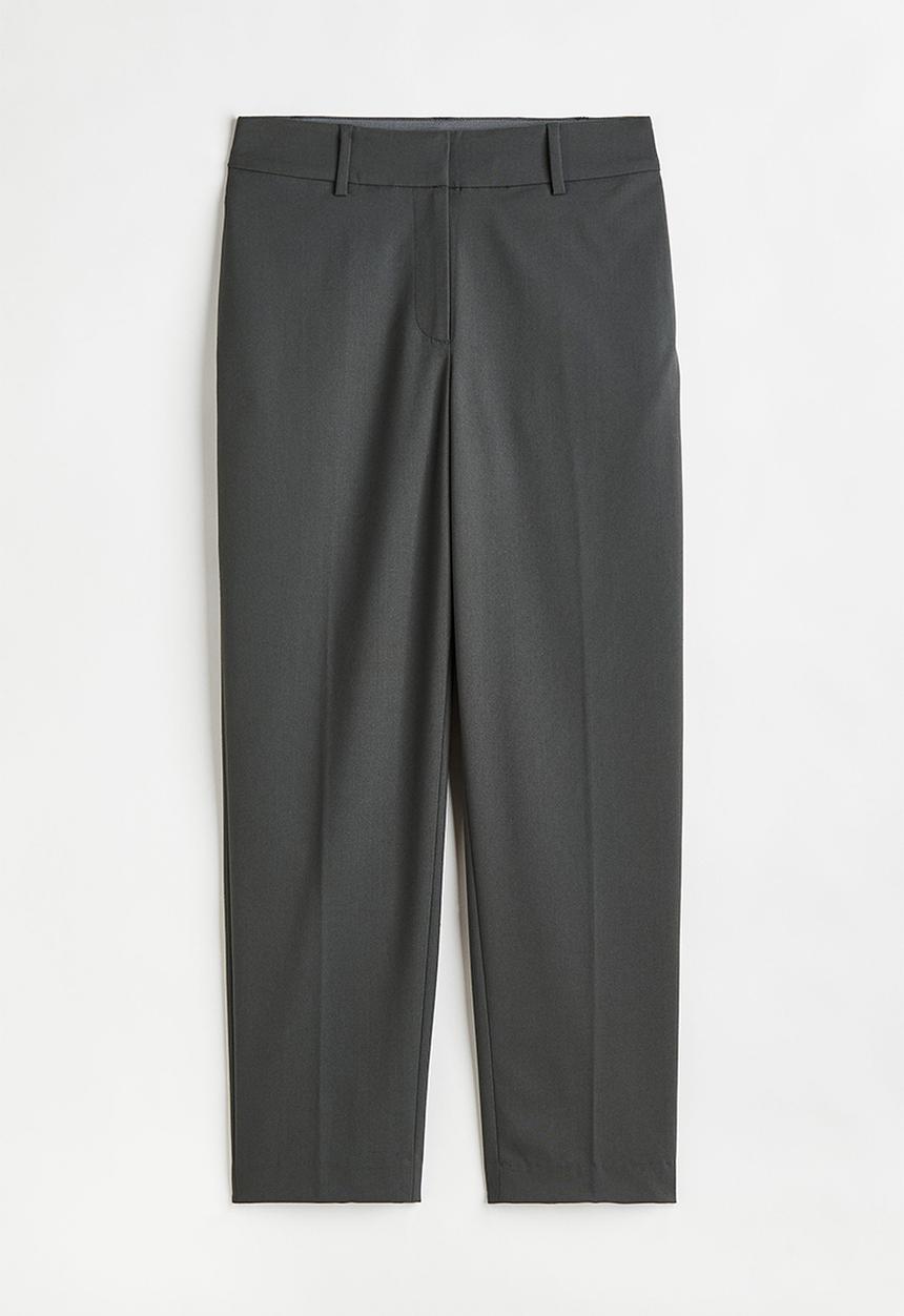H&M - Cigarette trousers - dark green
