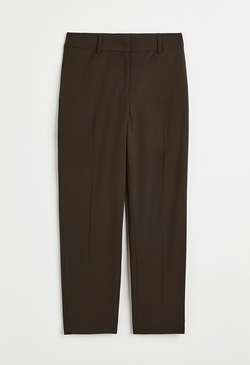 H&M - Cigarette trousers - dark green 