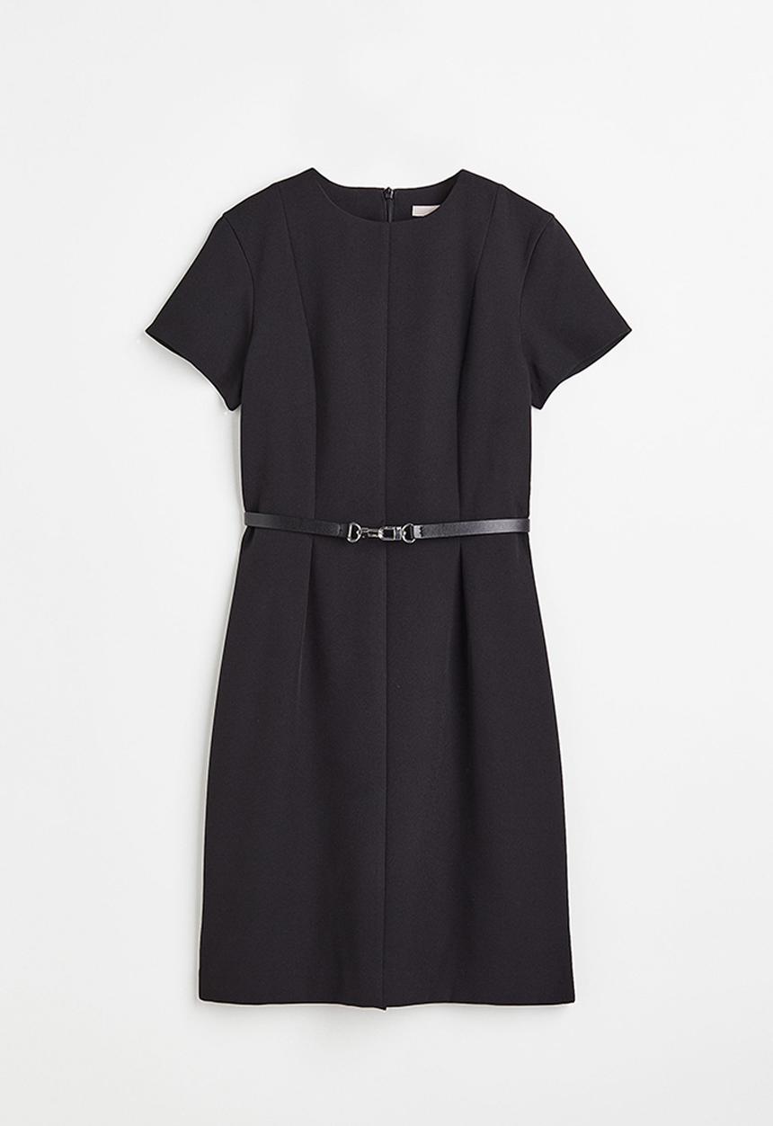 H&M - Smart belted dress - black