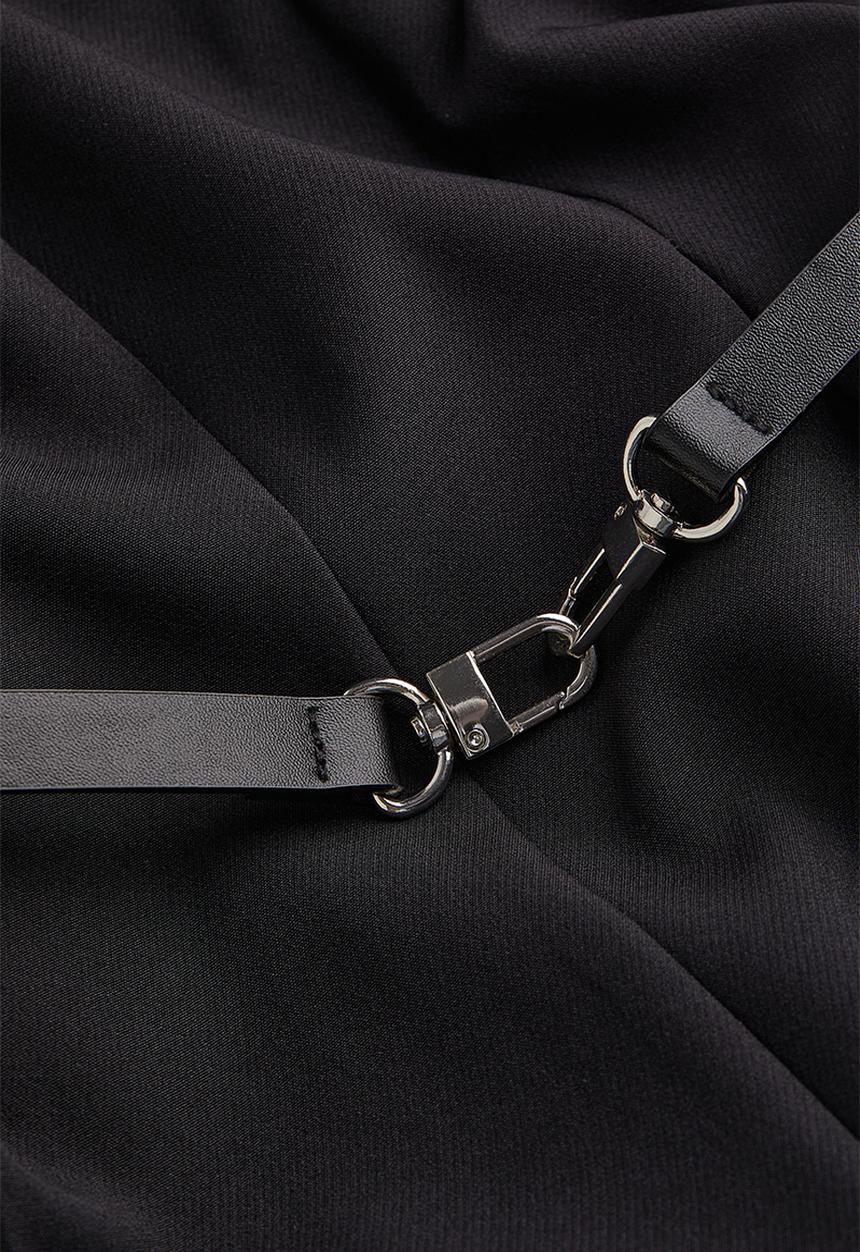 H&M - Smart belted dress - black