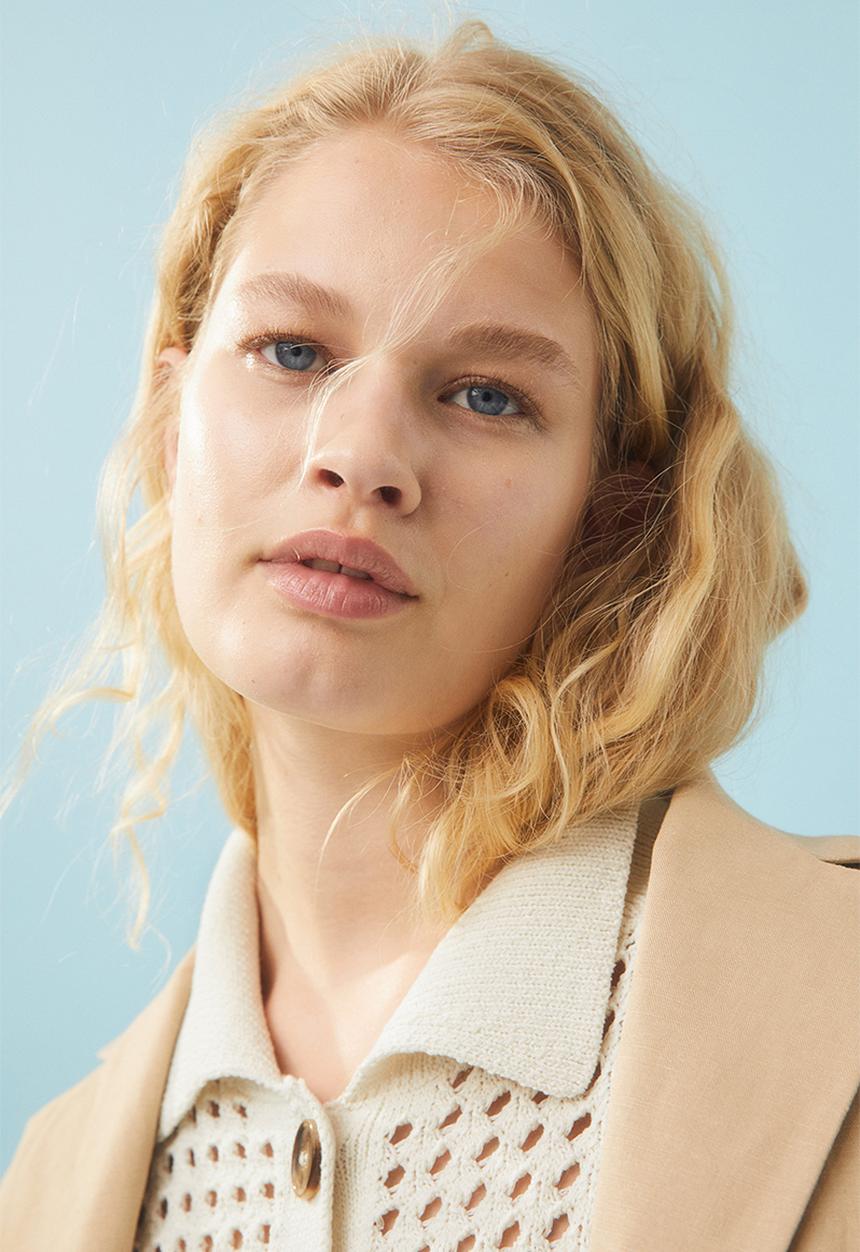 H&M - Knitted cardigan - natural white