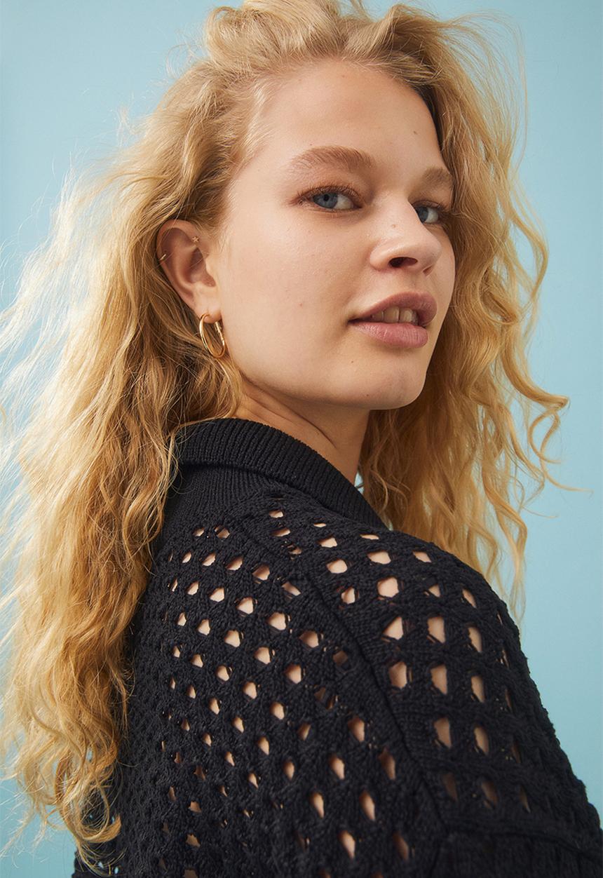 H&M - Knitted cardigan - black
