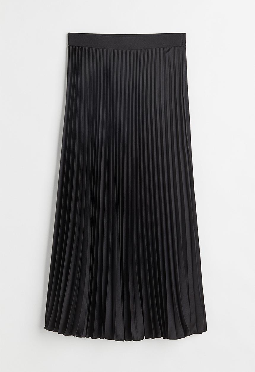 H&M - Pleated skirt - black