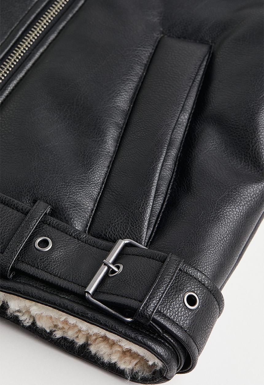 H&M - Biker jacket - black 
