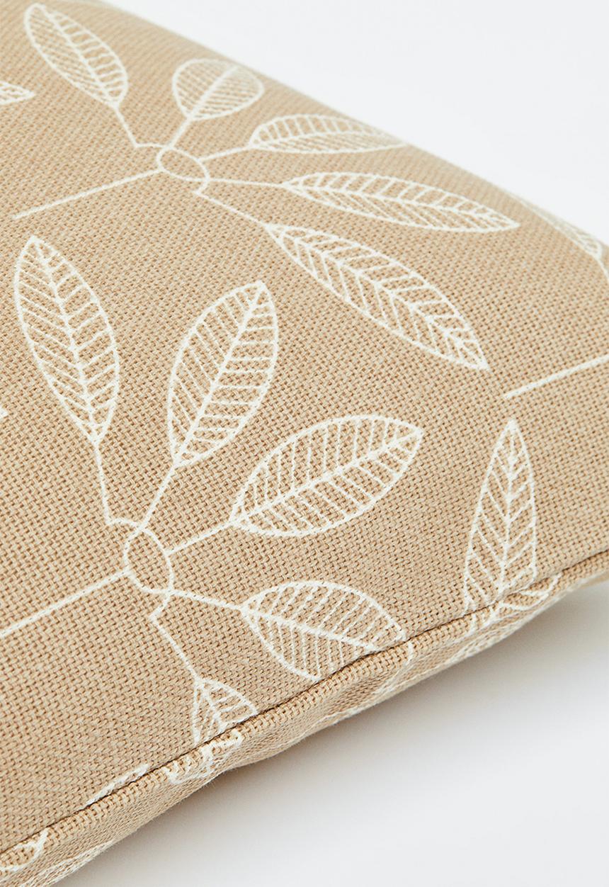 H&M - Floral cushion cover - beige/multi