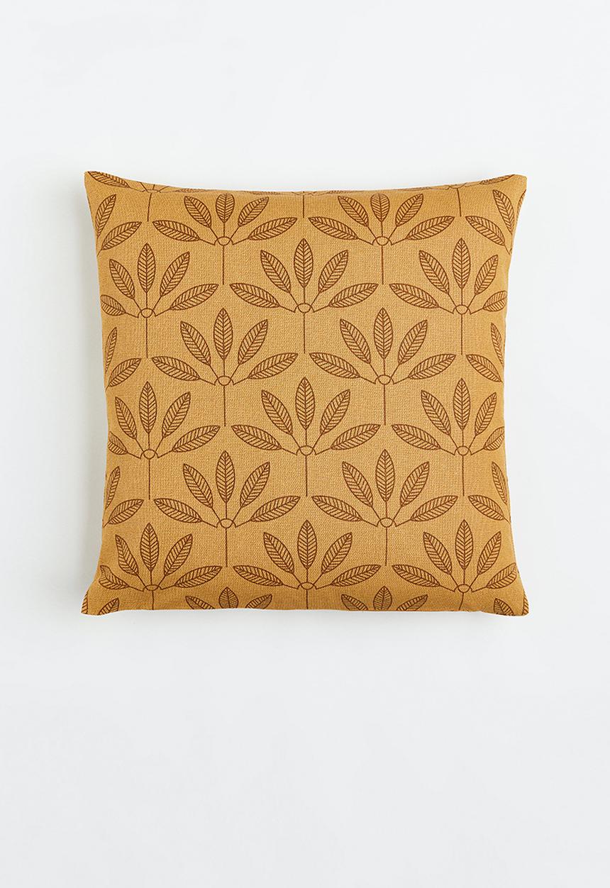 H&M - Floral cushion cover - multi/yellow
