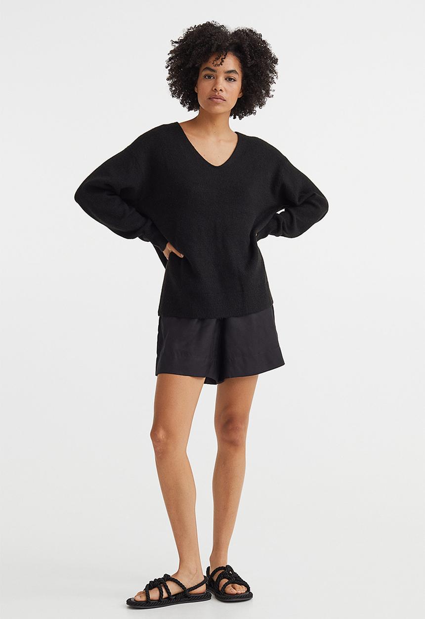 H&M - Oversized jumper - black