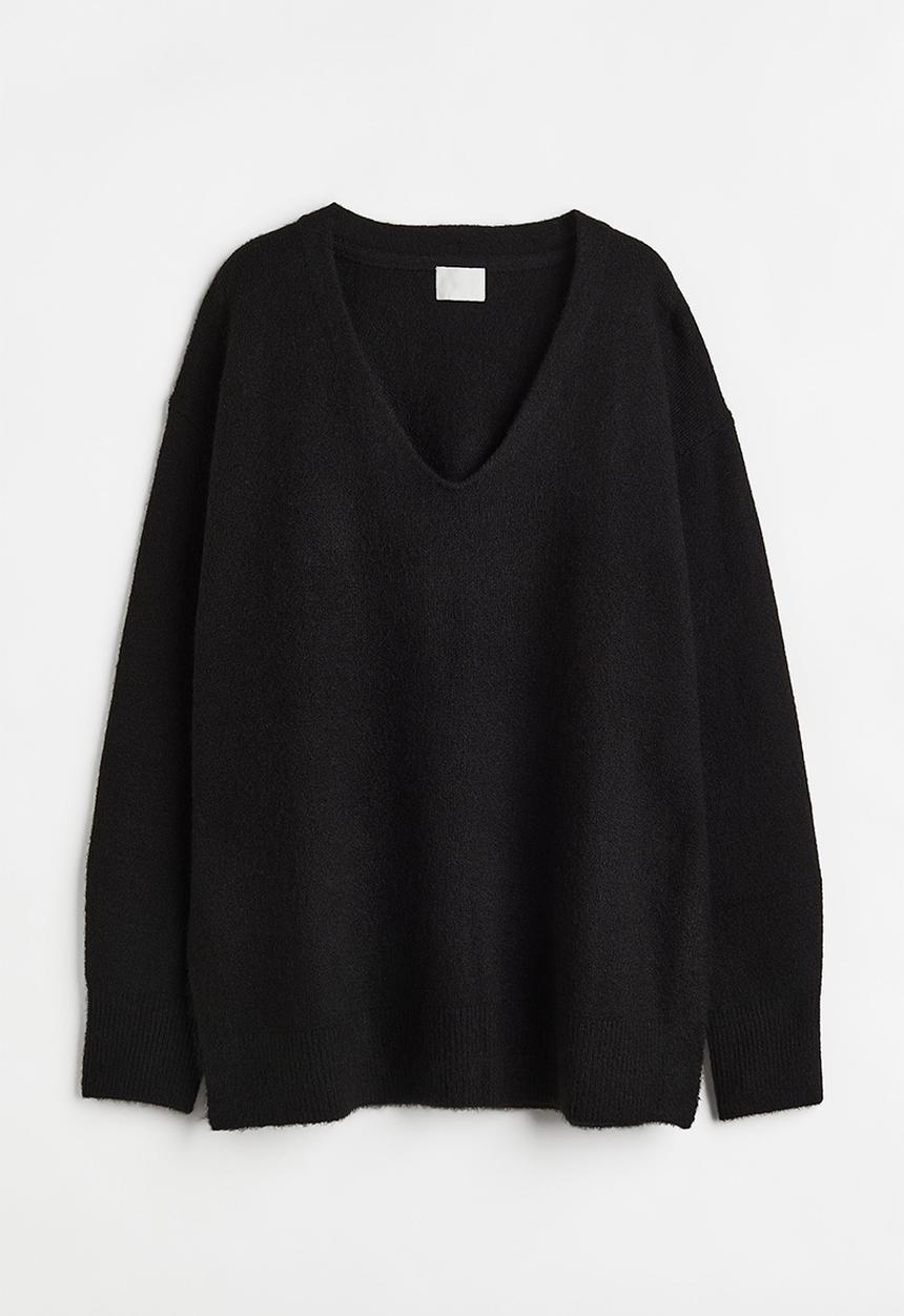 H&M - Oversized jumper - black