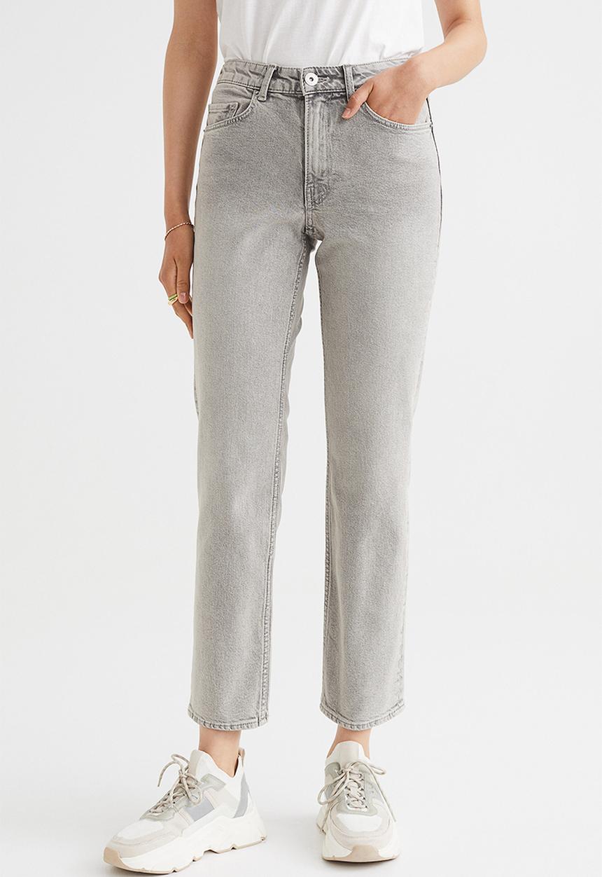 H&M - Slim regular ankle jeans - grey