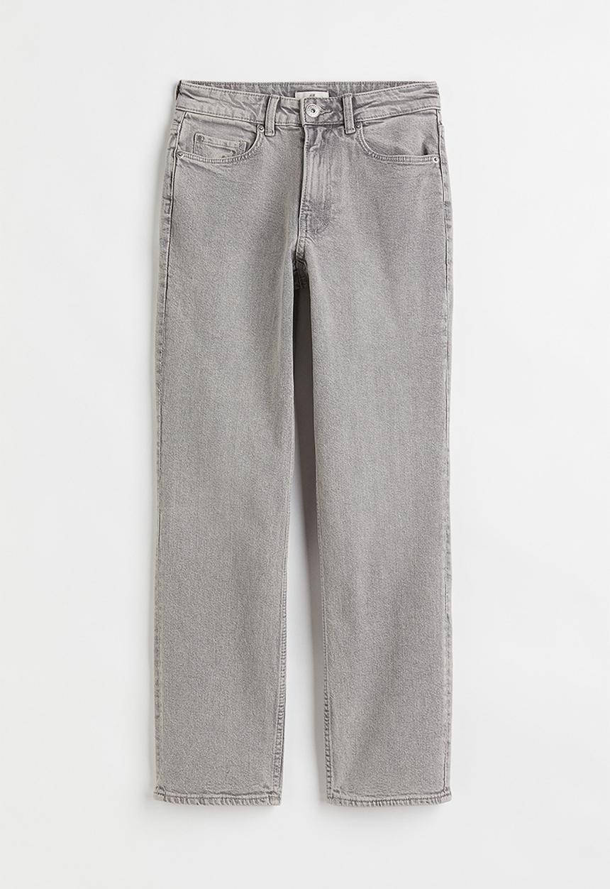 H&M - Slim regular ankle jeans - grey
