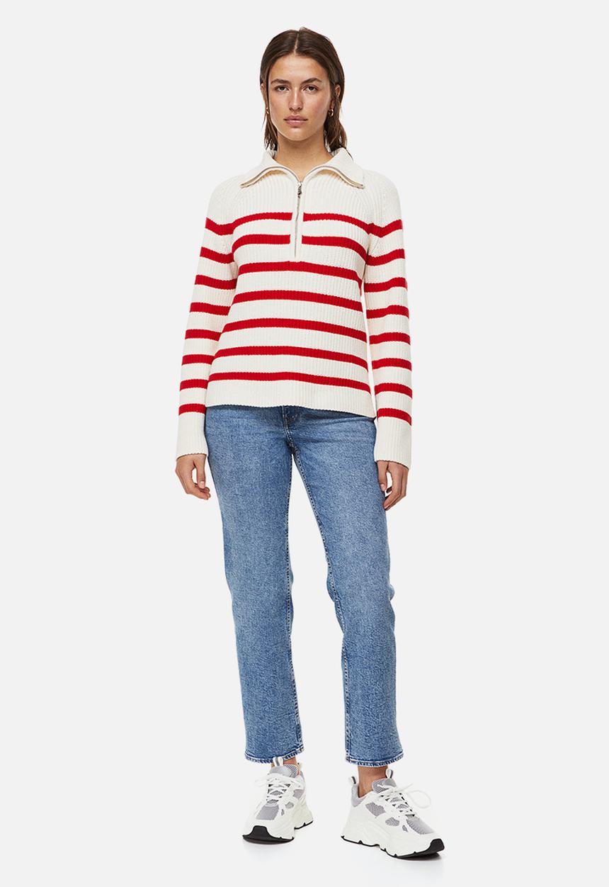H&M - Slim regular ankle jeans - denim blue