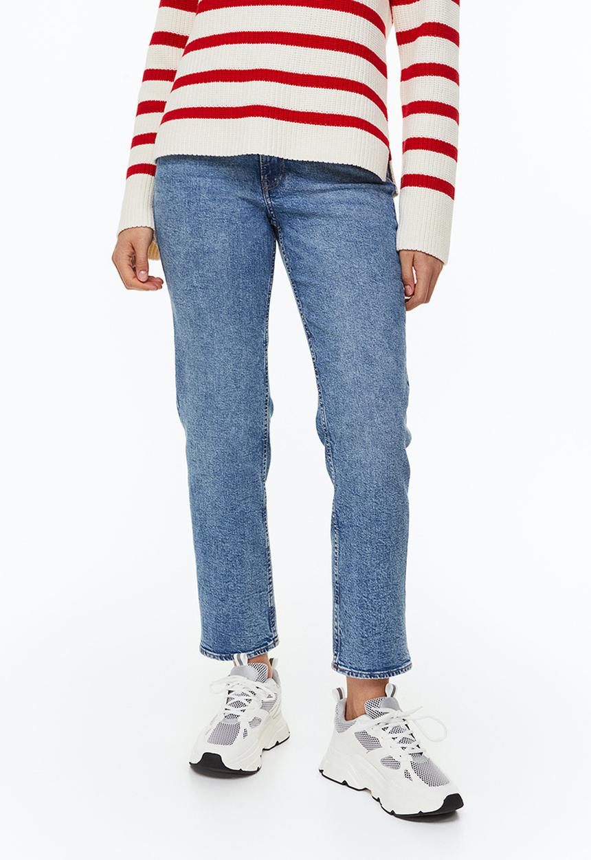 H&M - Slim regular ankle jeans - denim blue