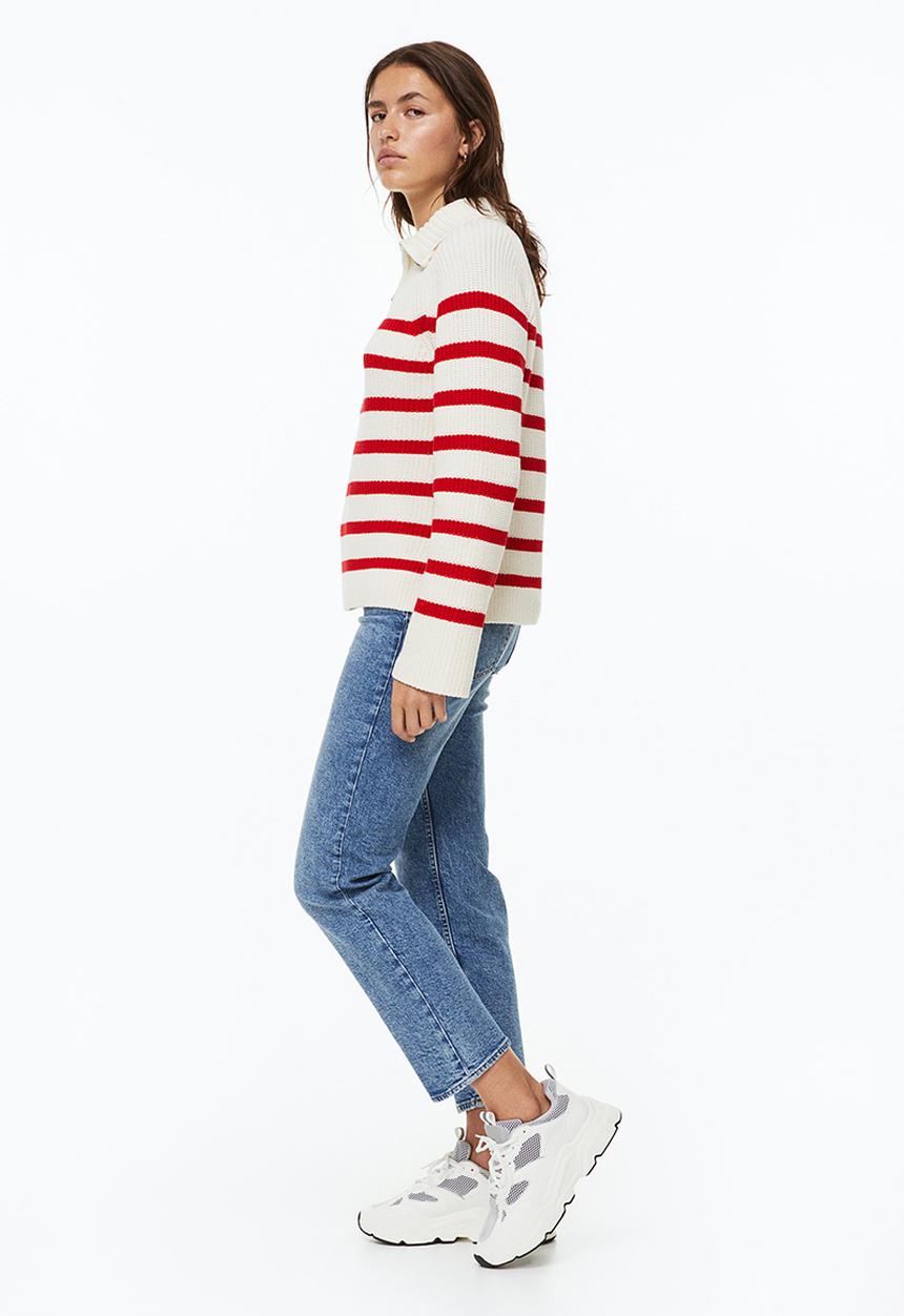 H&M - Slim regular ankle jeans - denim blue