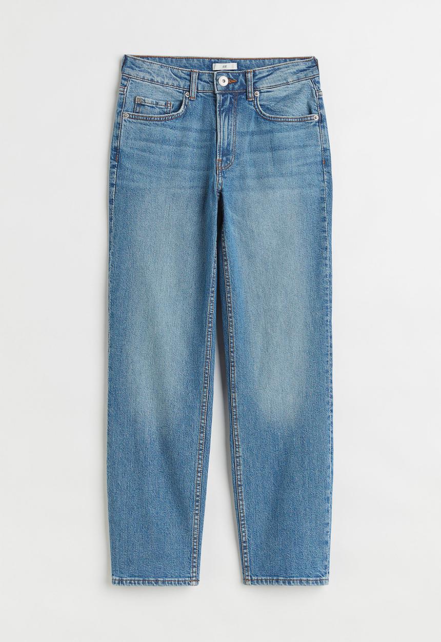 H&M - Slim regular ankle jeans - denim blue