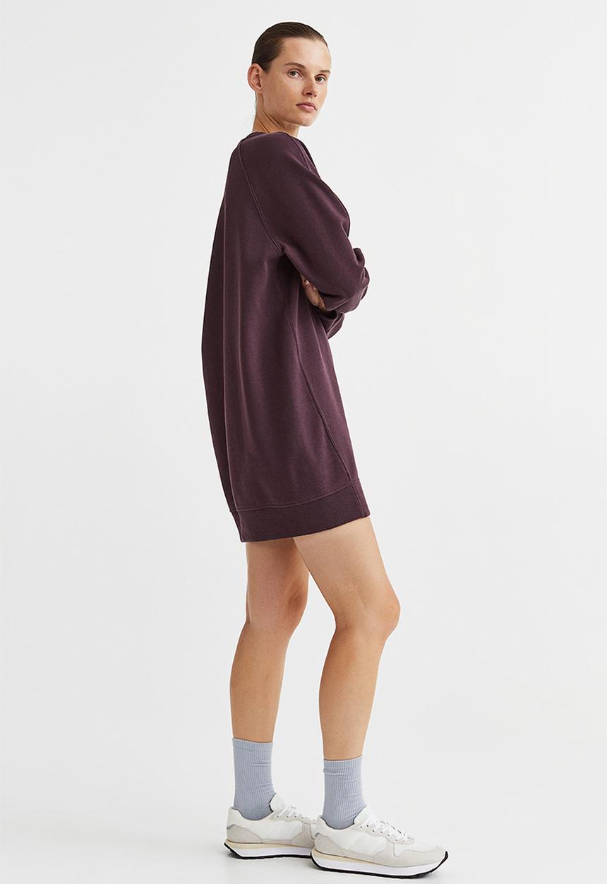 H&M - Sweatshirt dress - dark brown