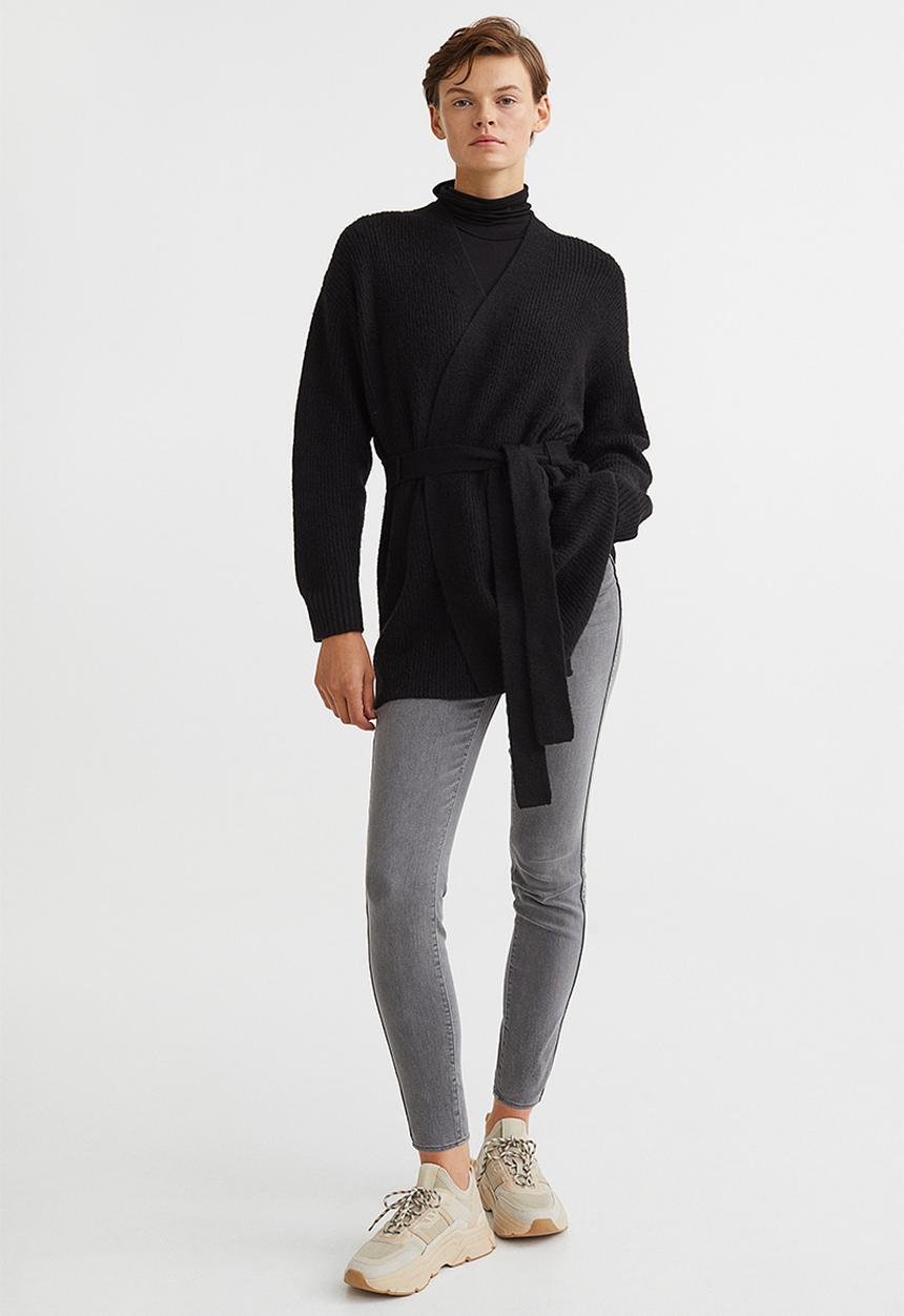 H&M - Knitted cardigan - black