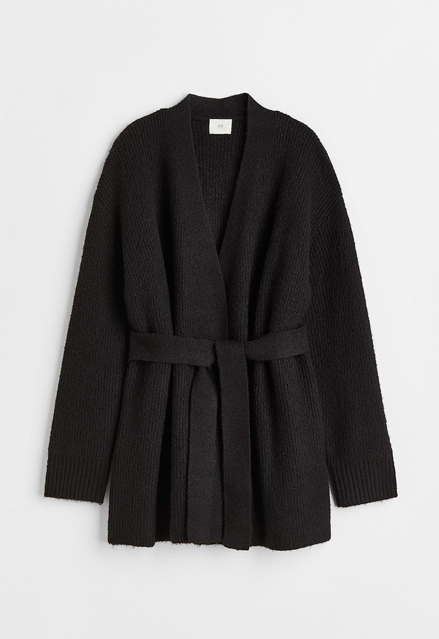 H&M - Knitted cardigan - black