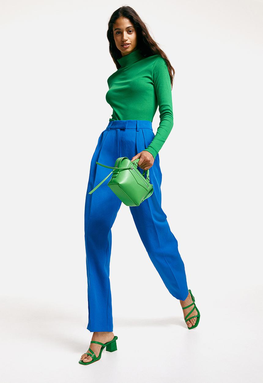 H&M - Polo-neck top - green