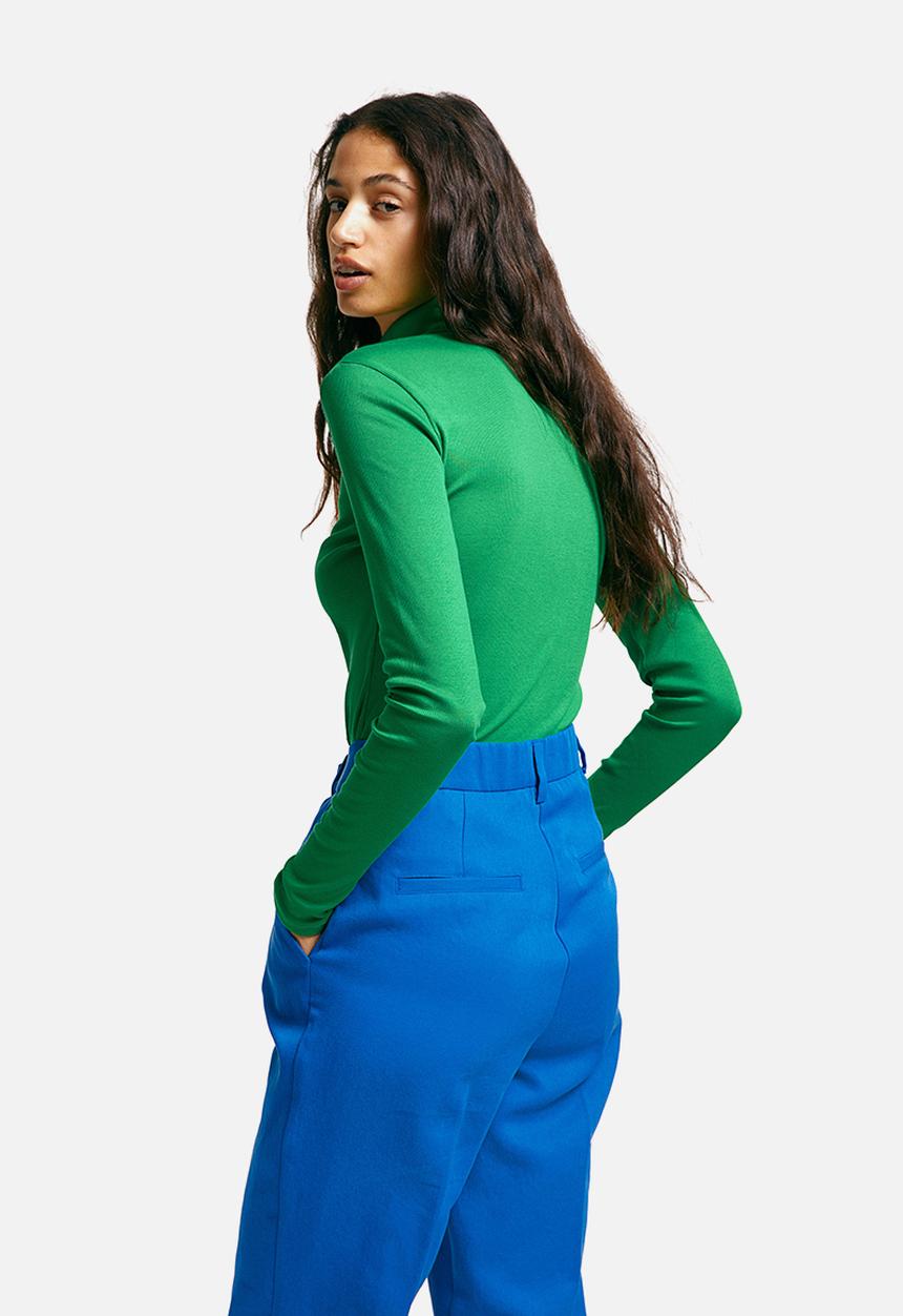 H&M - Polo-neck top - green