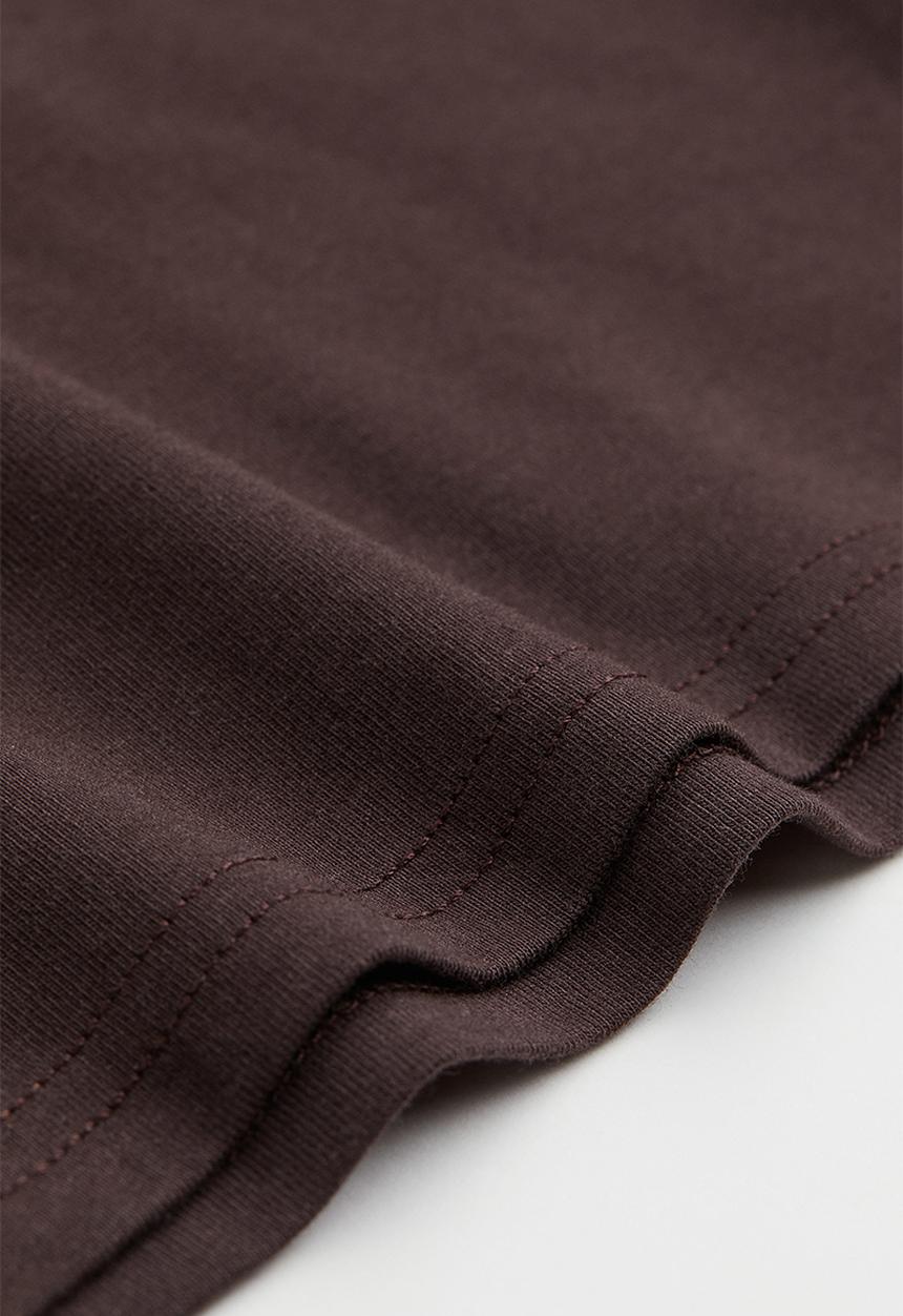 H&M - Halterneck v-neck top - brown
