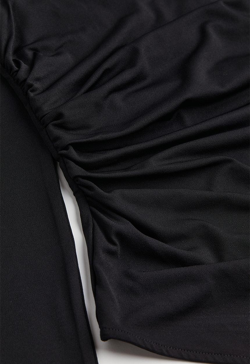 H&M - Gathered thong body - black