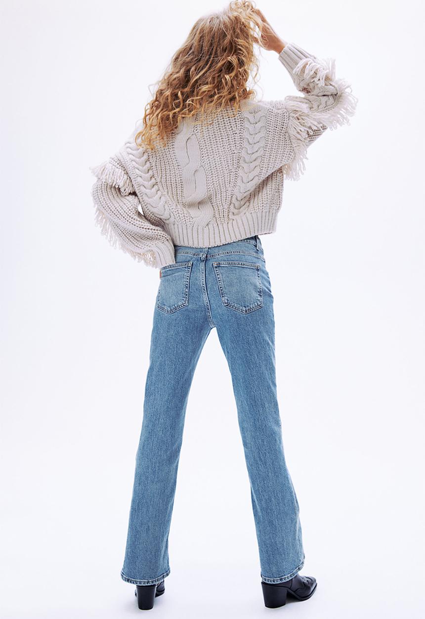 H&M - Flare high jeans - light denim blue