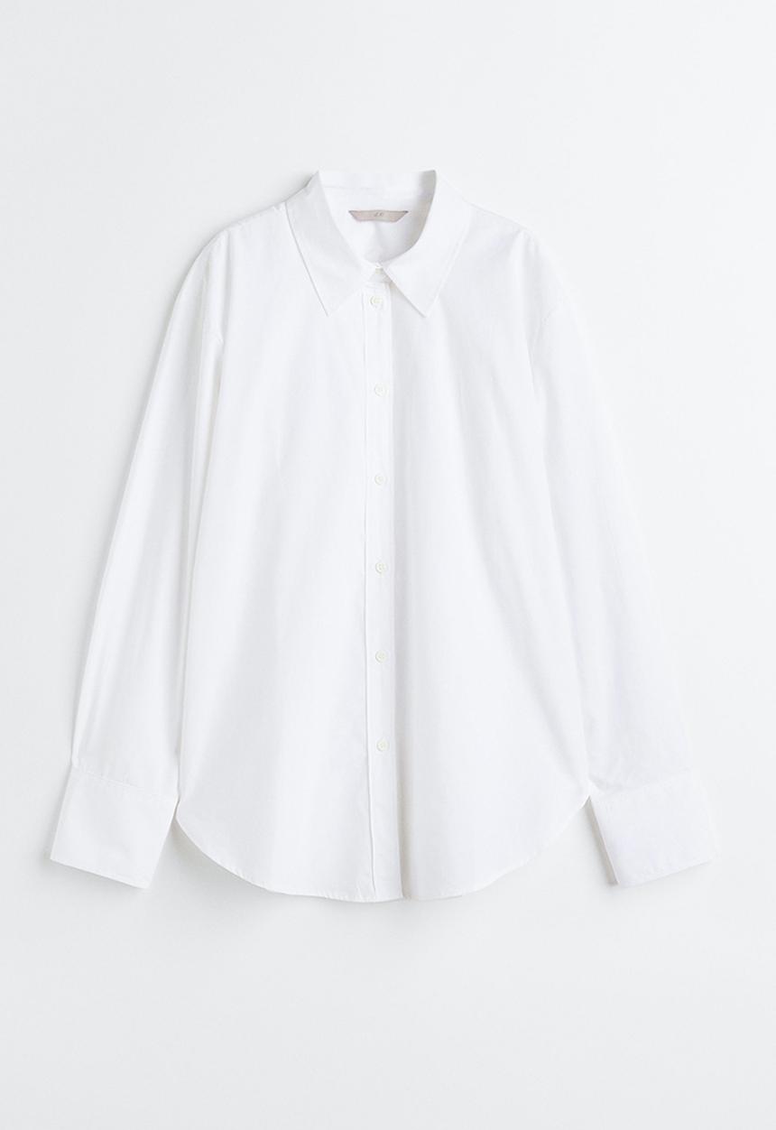 H&M - Cotton shirt - white