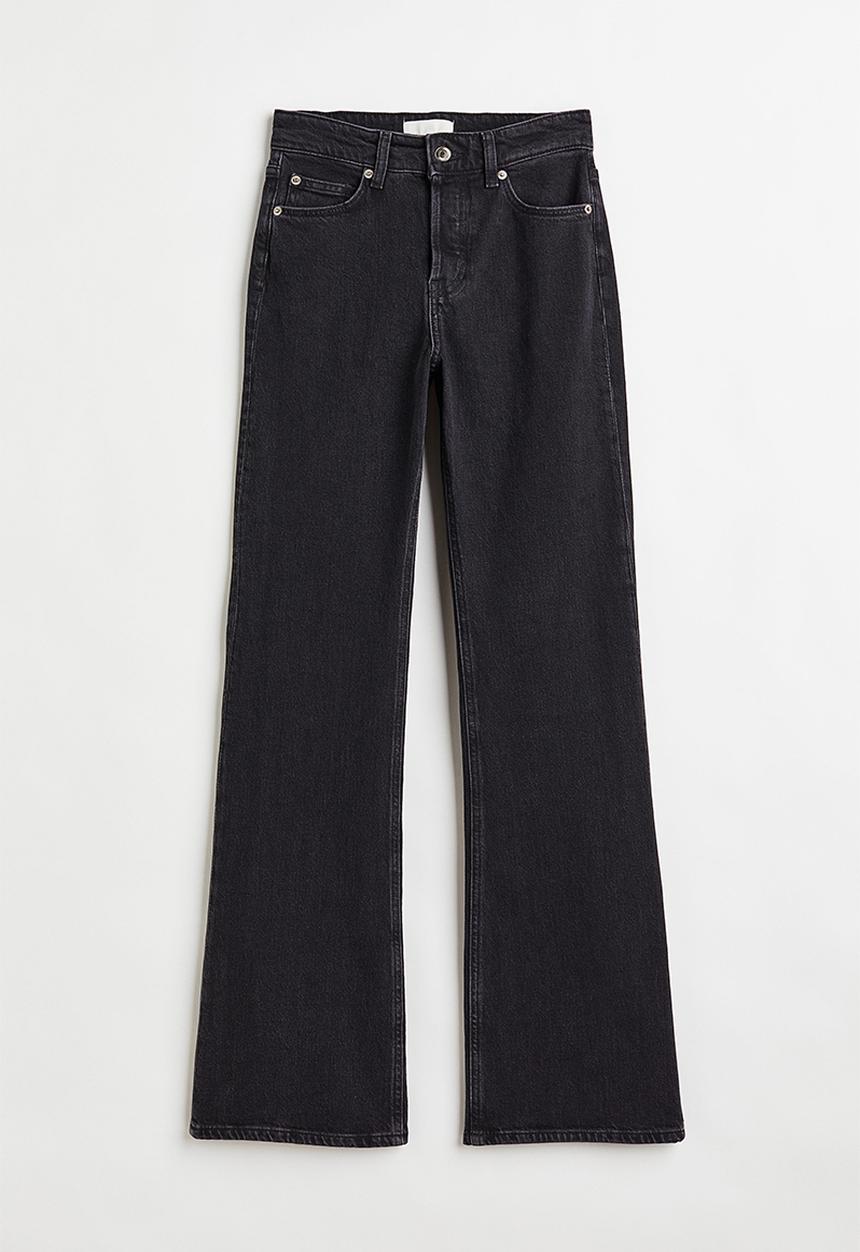 H&M - Flare high jeans - dark grey