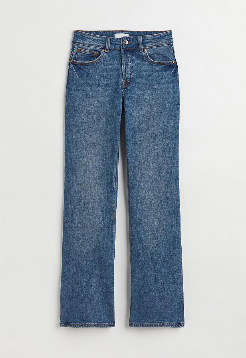 H&M - Flare high jeans - denim blue