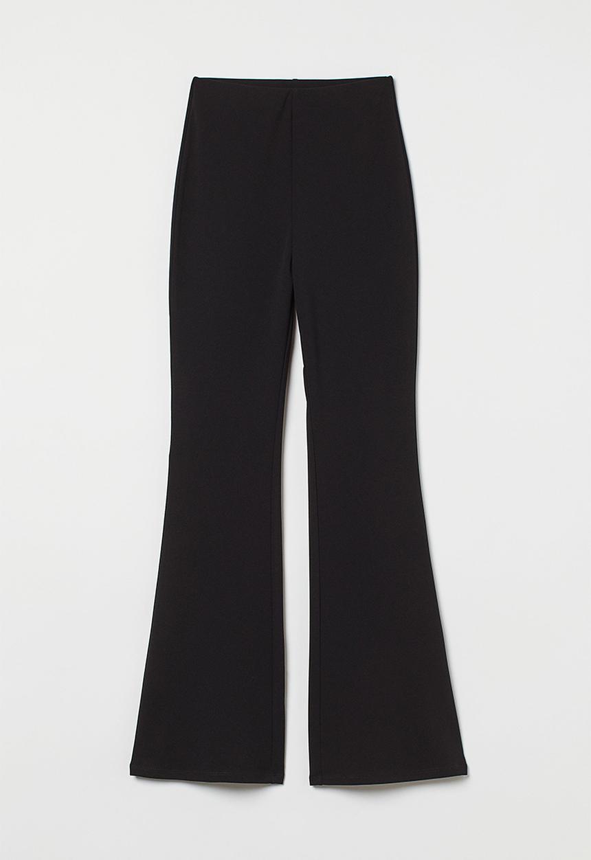 H&M - Flared leggings - black