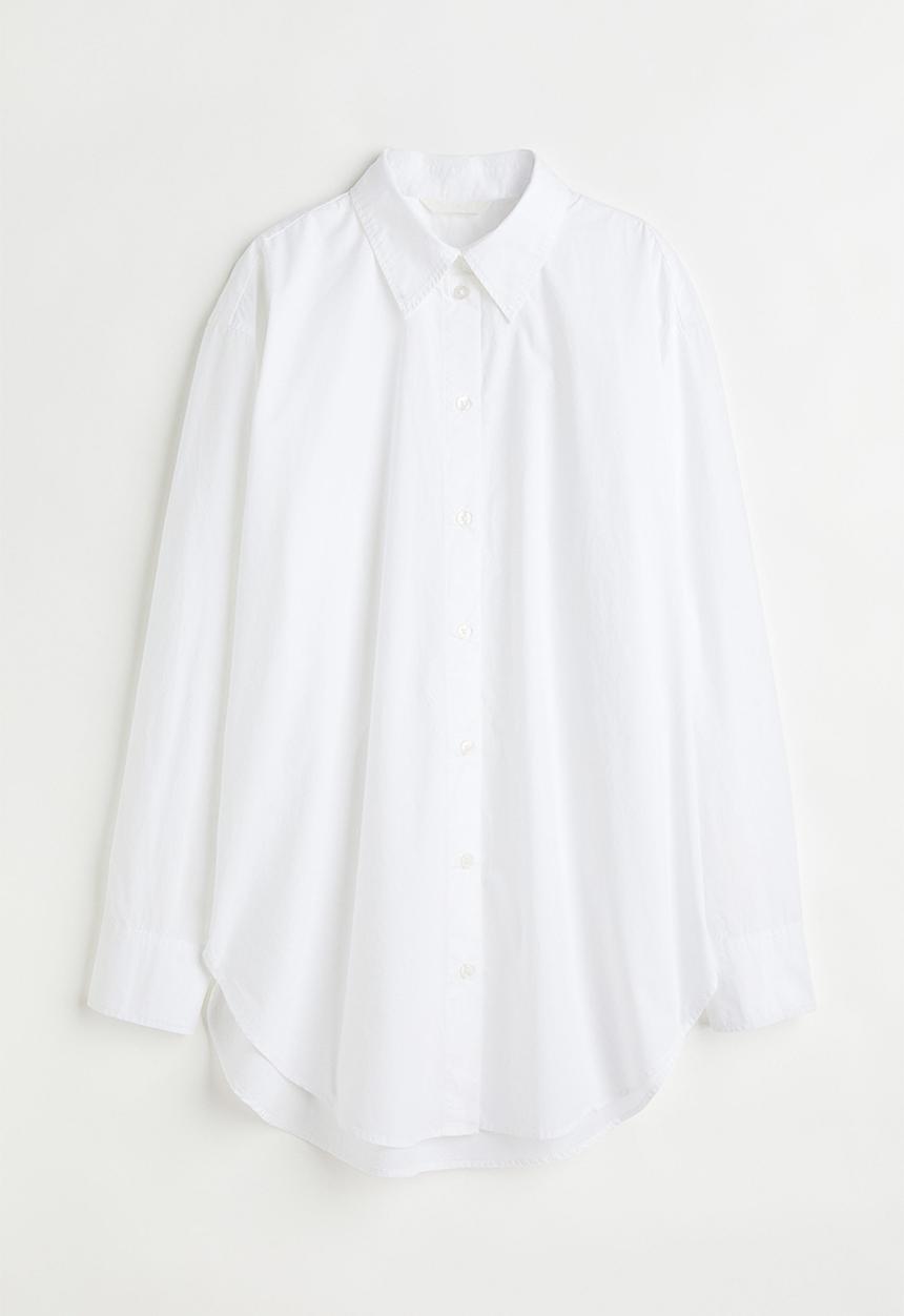 H&M - Cotton shirt - white 