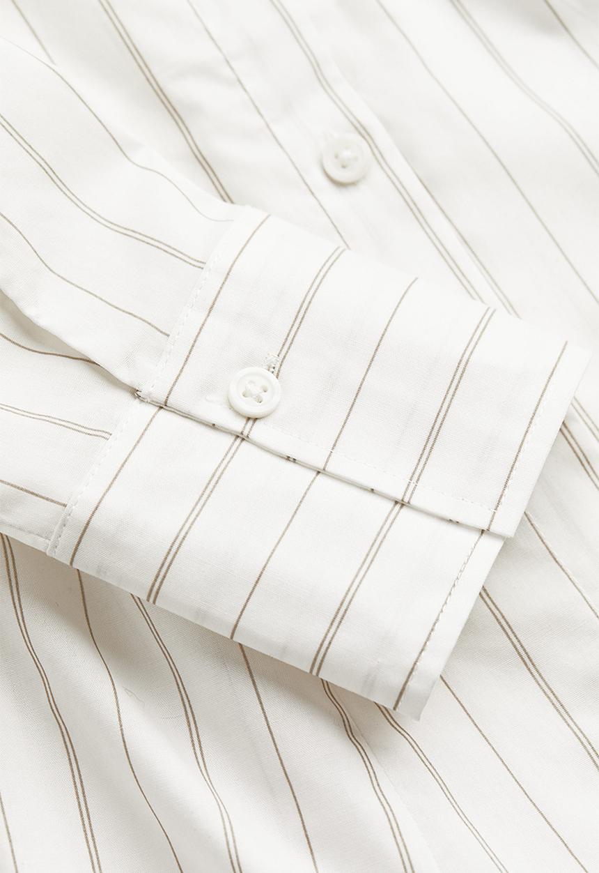 H&M - Cotton poplin shirt - multi,white