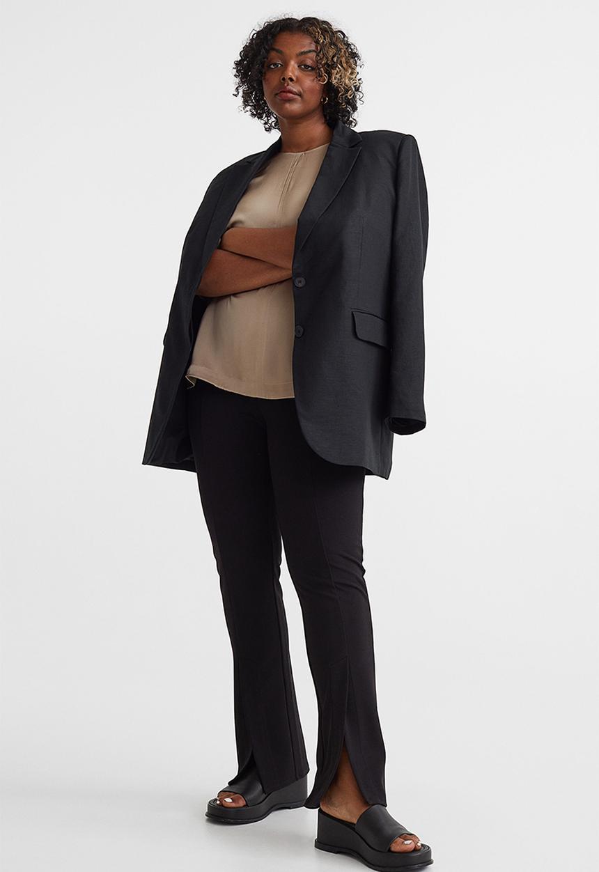 H&M - Satin blouse - beige