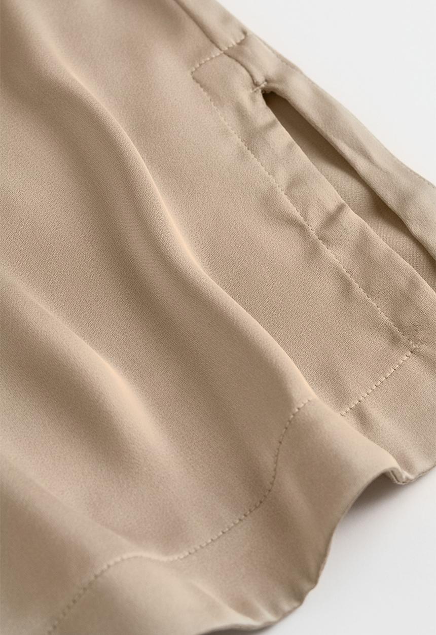 H&M - Satin blouse - beige
