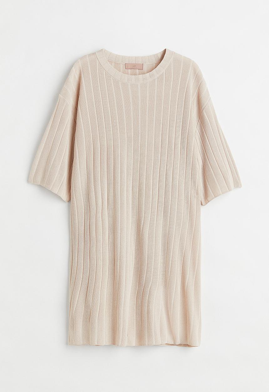 H&M - Ribbed jumper - light beige