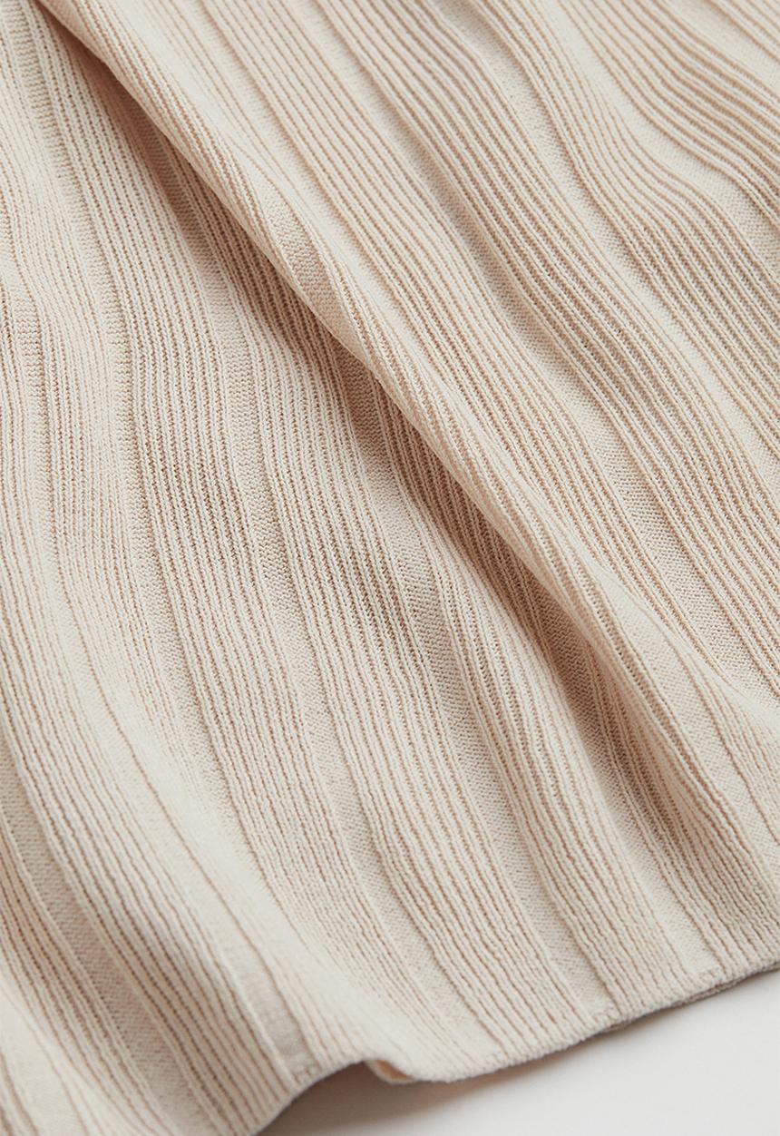 H&M - Ribbed jumper - light beige
