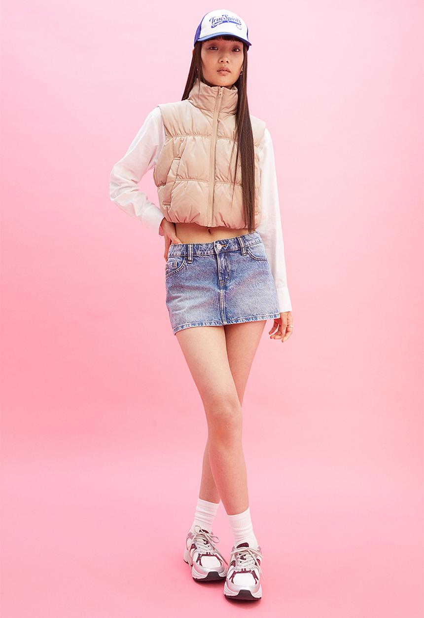 H&M - Puffer gilet - beige