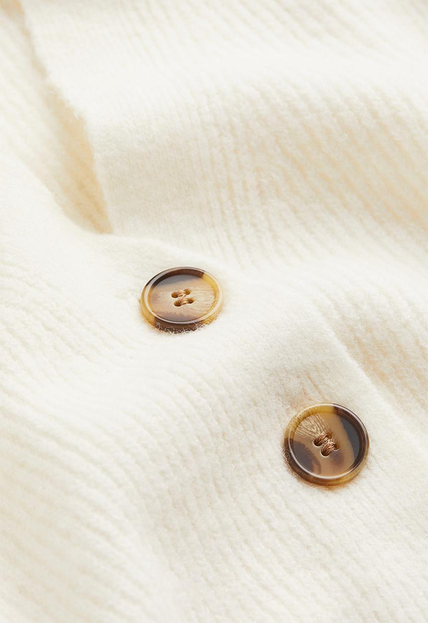 H&M - Short cardigan - cream
