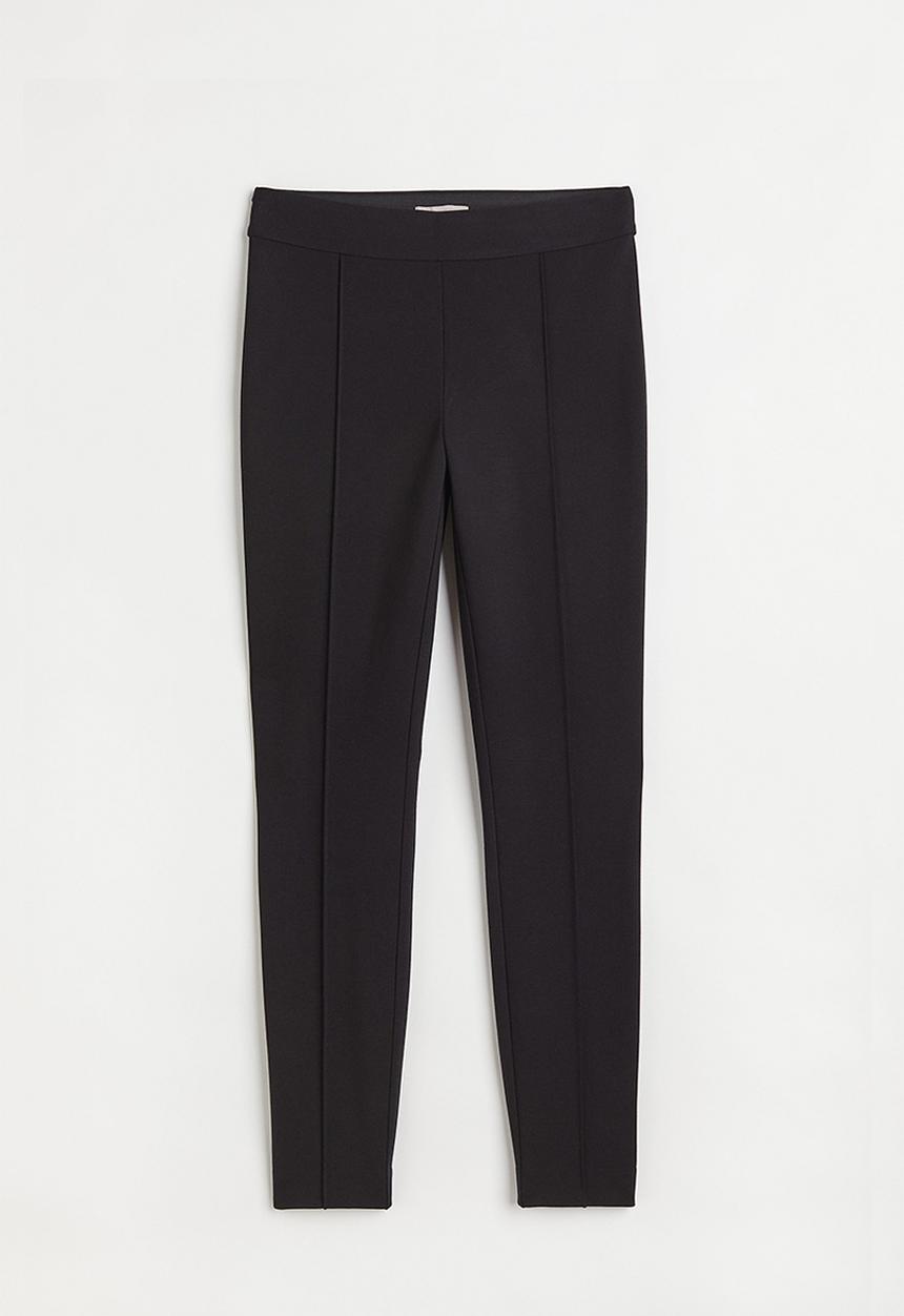 H&M - Crease-leg leggings - black